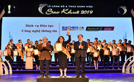 Aptech Vietnam center bags Sau Khue Awards 2019