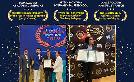 Three awards for Aptech at ScooNews Global Fest